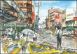 島袋英信　絵はがき　国際通り