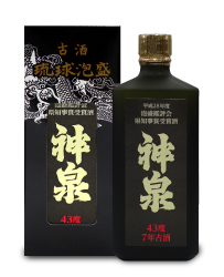 【上原酒造】神泉(しんせん)　2016年泡盛鑑評会県知事賞酒　7年古酒 43度 720ml