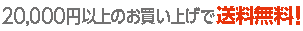 10,000円以上お買い上げで送料無料