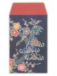 【琉球紅型 守紅】Morio ポチ袋 紅型プリント「松竹梅」5枚入り
